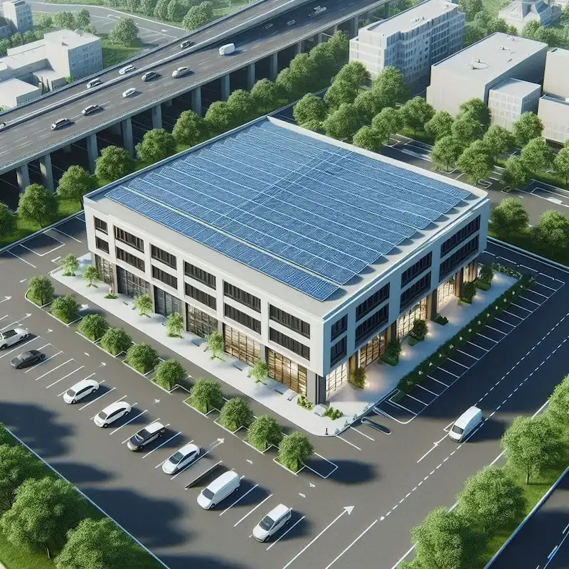 Commercial solar permit plan set